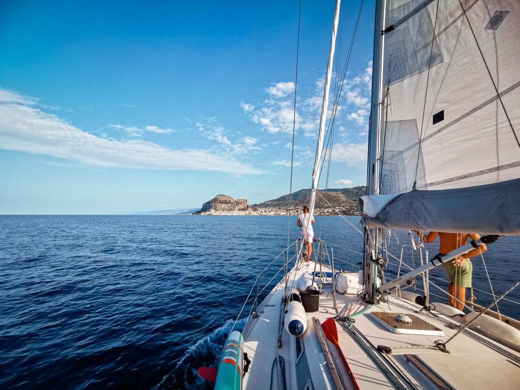 Sailing to Cefalu