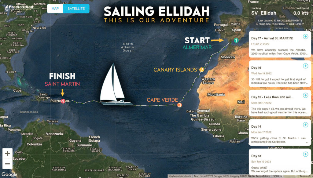 Ellidah Atlantic Crossing