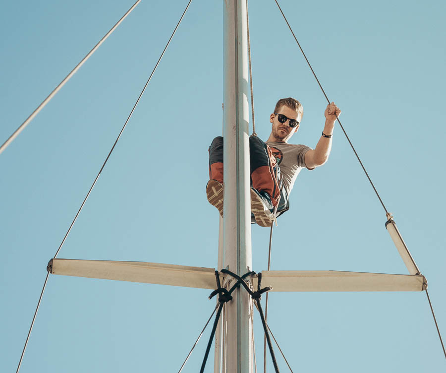 How often should the standing rigging be replaced on a sailboat?